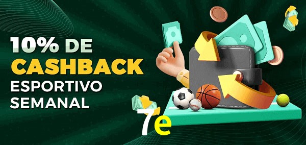 10% de bônus de cashback na 7e